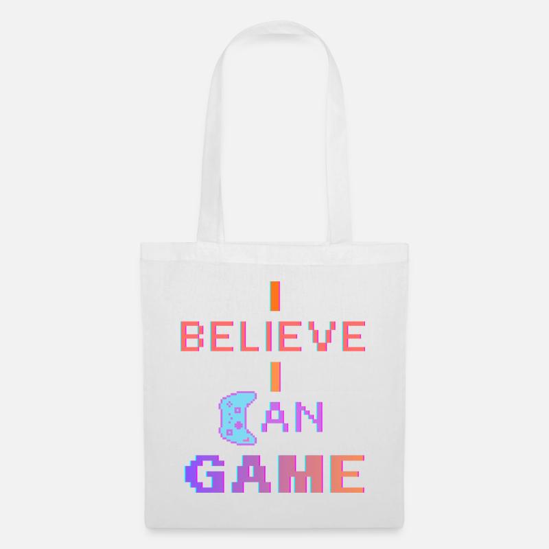 I Believe I Can Game - Stoffbeutel - Weiß