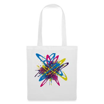 Explosion de couleurs de graffiti pour les amateurs d’art urbain - Sac en tissu - blanc - Devant
