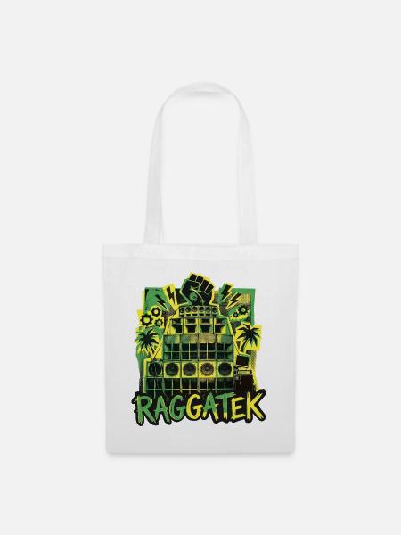 Raggatek Jungle Soundsystem - Stoffbeutel - Weiß