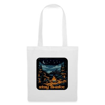 Stay Awake Campfire Night - Tote Bag - white - Front