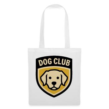 Club de chiens du Logo de l’école de chiens Golden Retriever - Sac en tissu - blanc - Devant