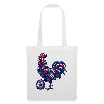 Design sportif tricolore pour hommes et enfants - Sac en tissu - blanc - Devant
