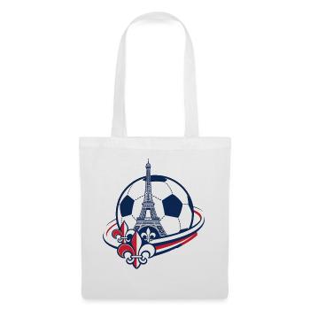 Cercle Tricolore Fans de football France - Sac en tissu - blanc - Devant