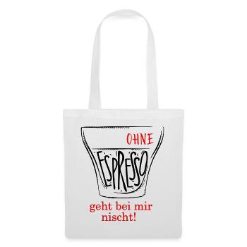 Espresso - Stoffbeutel - Weiß - Vorne