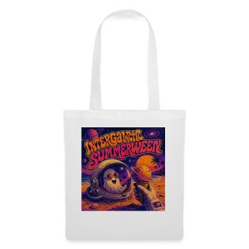 Summerween Astronaut Ghost Sci Fi Halloween Fans - Tote Bag - white - Front