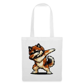 Dabbing Eurasier in Comic Style - Tote Bag - white - Front