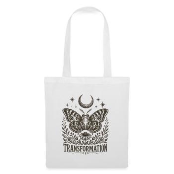 Transformation Butterfly Moon Mysticism New Beginning - Tote Bag - white - Front