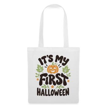 Es ist mein erstes süßes Halloween-Kürbisbaby - Stoffbeutel - Weiß - Vorne