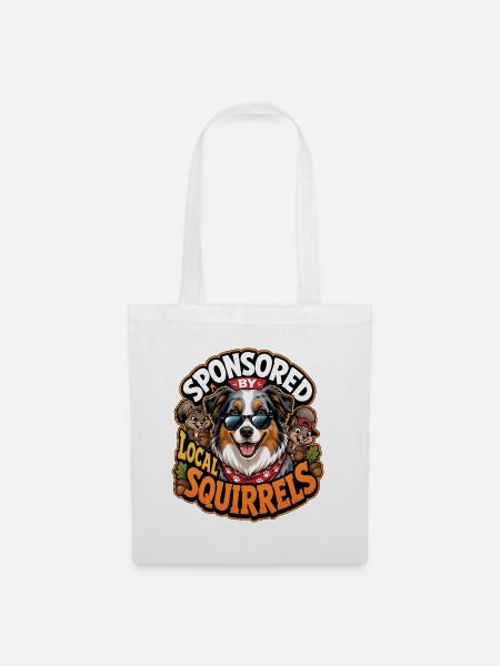 Australian Shepherd - Stoffbeutel - Weiß