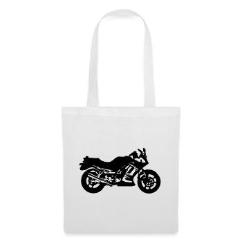 Motorrad , Ninja , Japan , Rennmaschine , (25) - Stoffbeutel - Weiß - Vorne