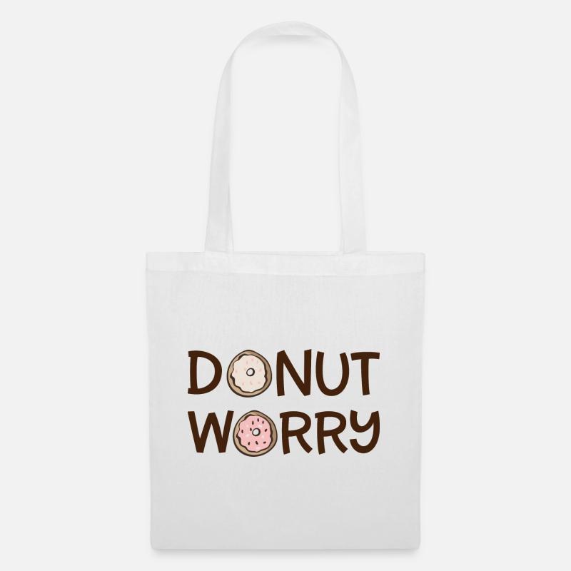 Donut worry - Stoffbeutel - Weiß