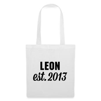 Leon est 2013 - Stoffbeutel - Weiß - Vorne
