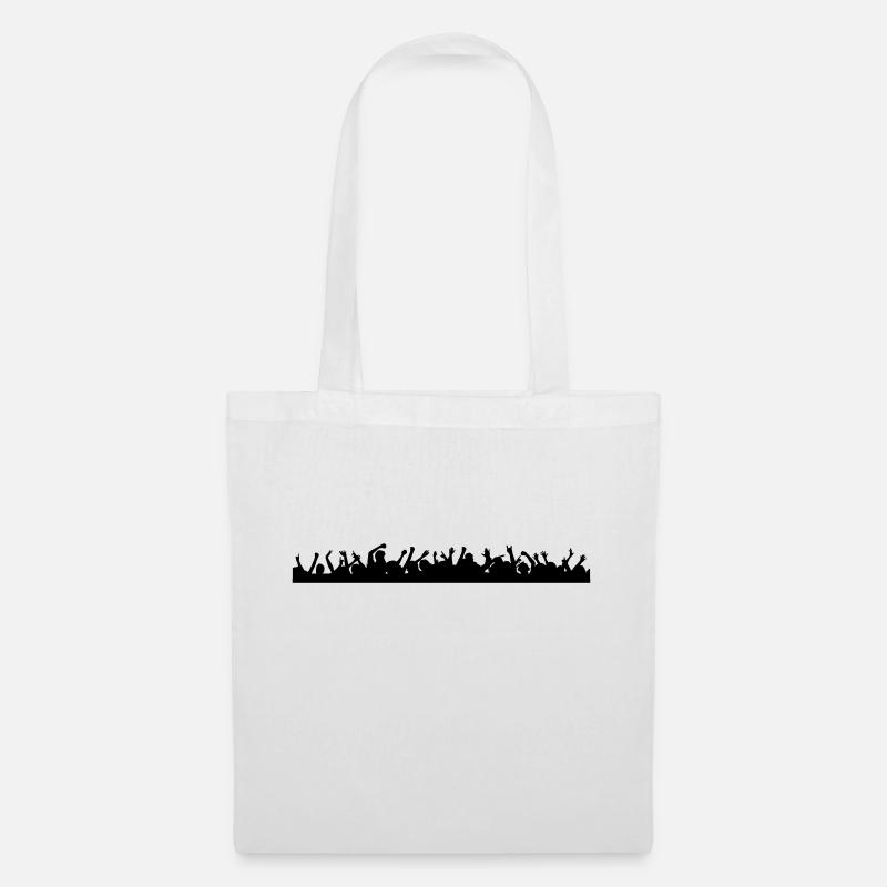 crowd_people - Tote Bag - white