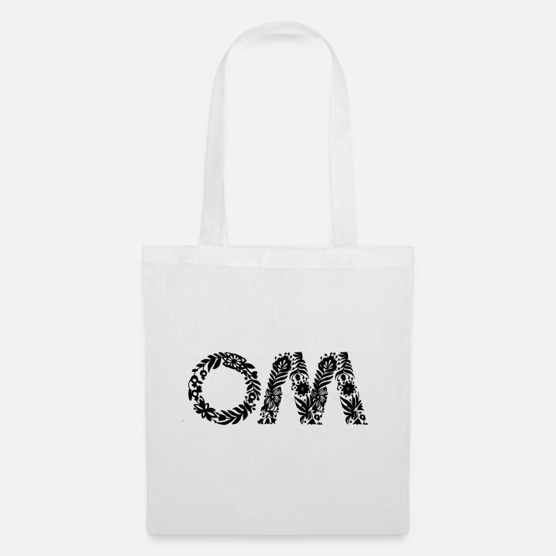 Om - Stoffbeutel - Weiß