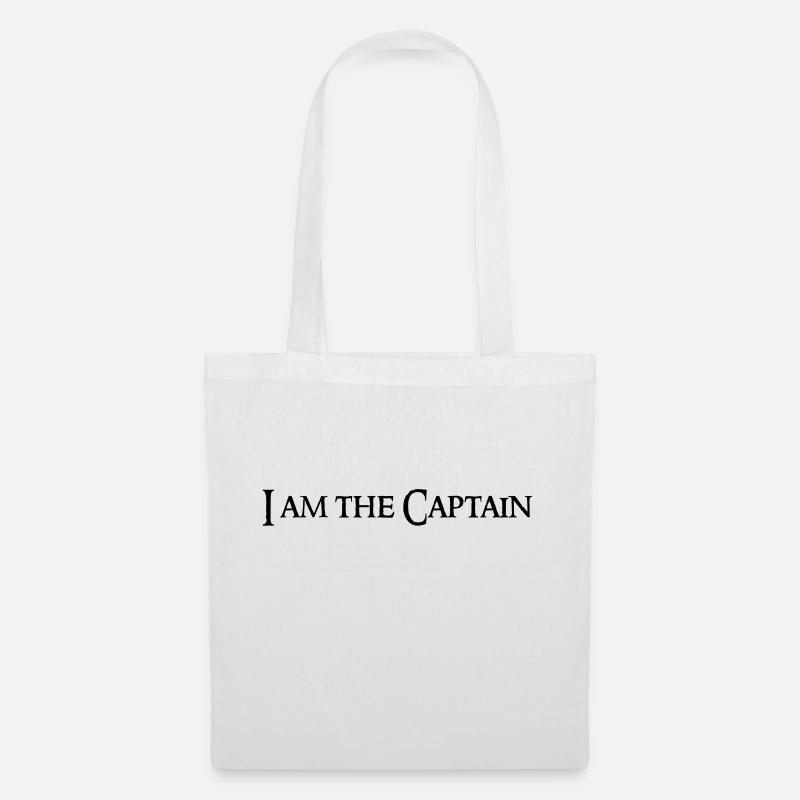 I am the captain - Stoffbeutel - Weiß
