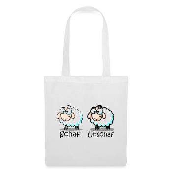 mouton - Sac en tissu - blanc - Devant
