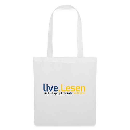 live.Lesen Logo - Stoffbeutel