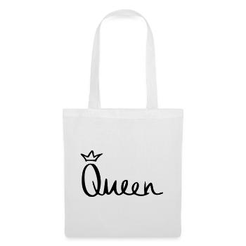 reine - Sac en tissu - blanc - Devant