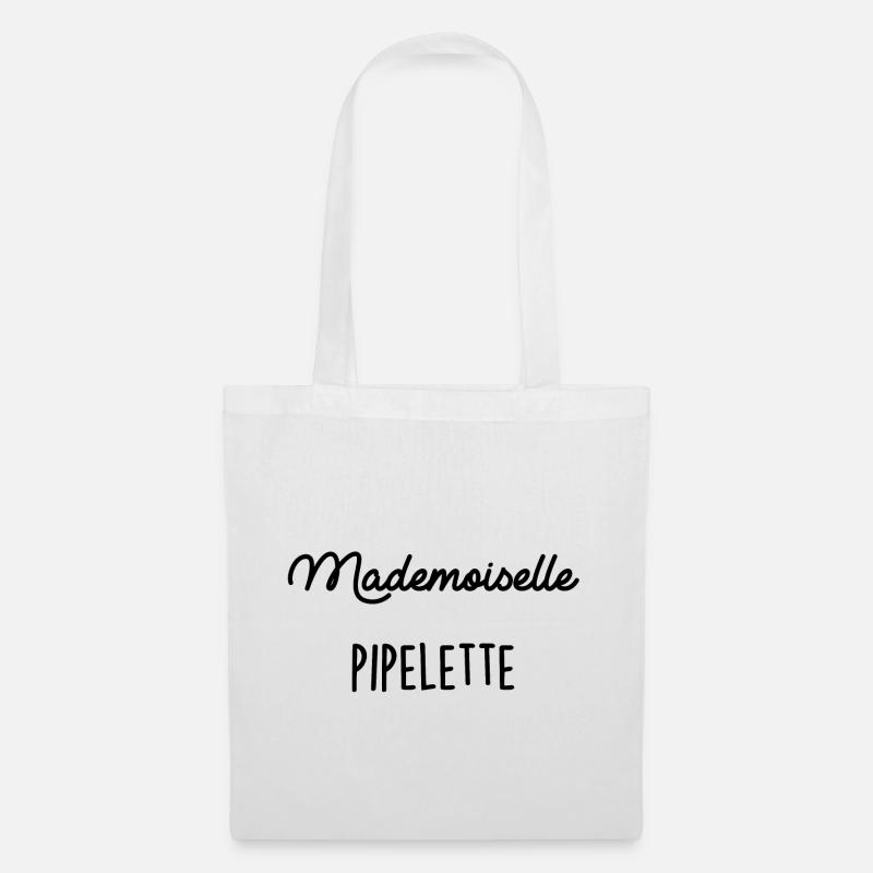 Fräulein Pfeife - Stoffbeutel - Weiß