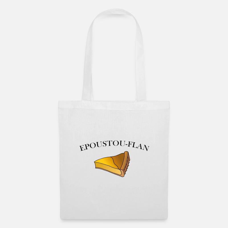 Epoustou flan - Tote Bag - white