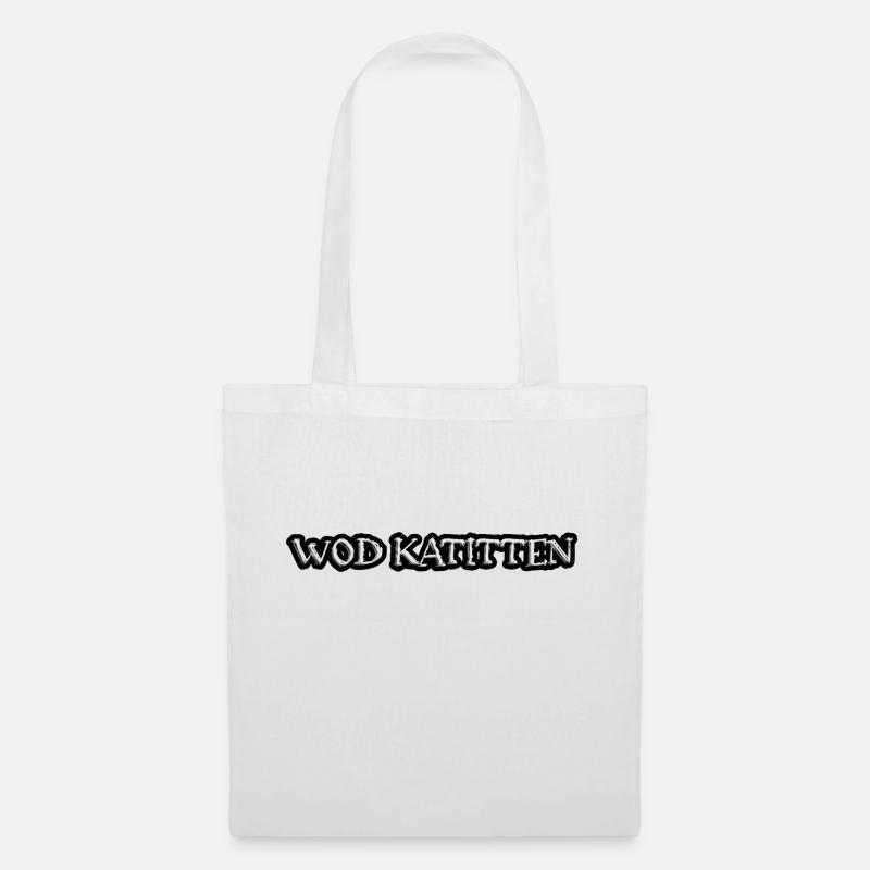 Wod Katitten - Sac en tissu - blanc