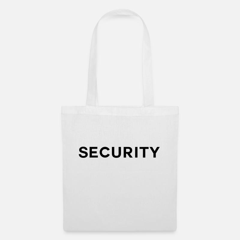Security -die im Security Bereich arbeiten - Stoffbeutel - Weiß