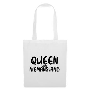 Queen niemandsland Queer Gay Homo - Stoffbeutel - Weiß - Vorne