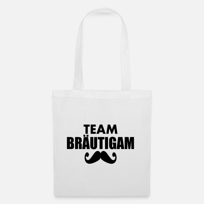 Team bräutigam - Stoffbeutel - Weiß