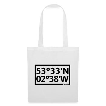 Coordonnées de Wigan - Sac en tissu - blanc - Devant