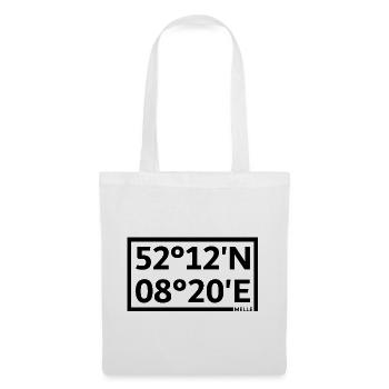 Coordonnées de Melle - Sac en tissu - blanc - Devant