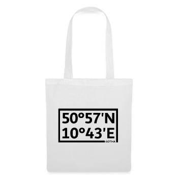 Coordonnées de Gotha - Sac en tissu - blanc - Devant