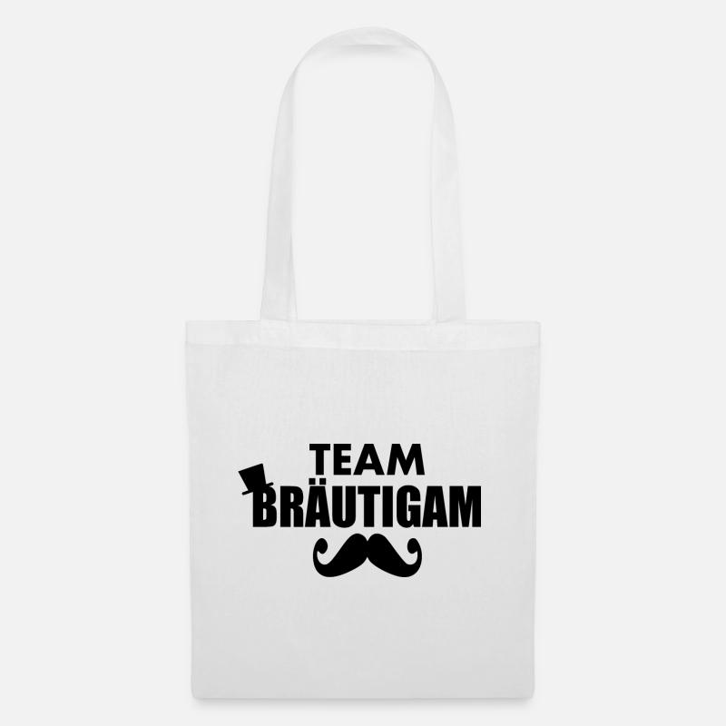 Team bräutigam - Stoffbeutel - Weiß