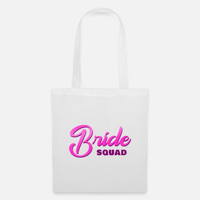 Bride Squad Pink - Tote Bag - white