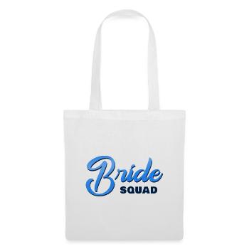 Bride Squad Bleu - Sac en tissu - blanc - Devant