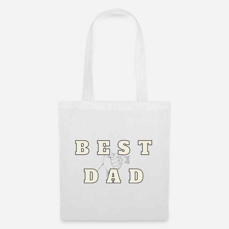 BestDad - Stoffbeutel - Weiß