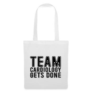 Team Cardiology Gets Done - Stoffbeutel - Weiß - Vorne
