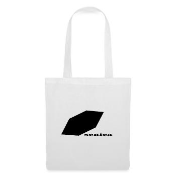 Géométrie one - Sac en tissu - blanc - Devant