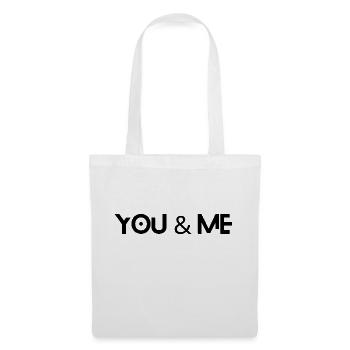 YOU & ME - Stoffbeutel - Weiß - Vorne