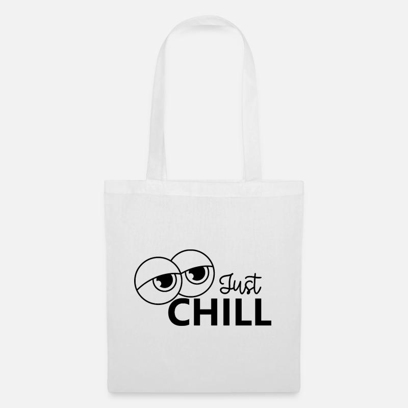 Just Chill / Just Relaxed - Tote Bag - white