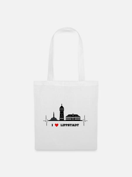 Skyline Lippstadt - Stoffbeutel - Weiß