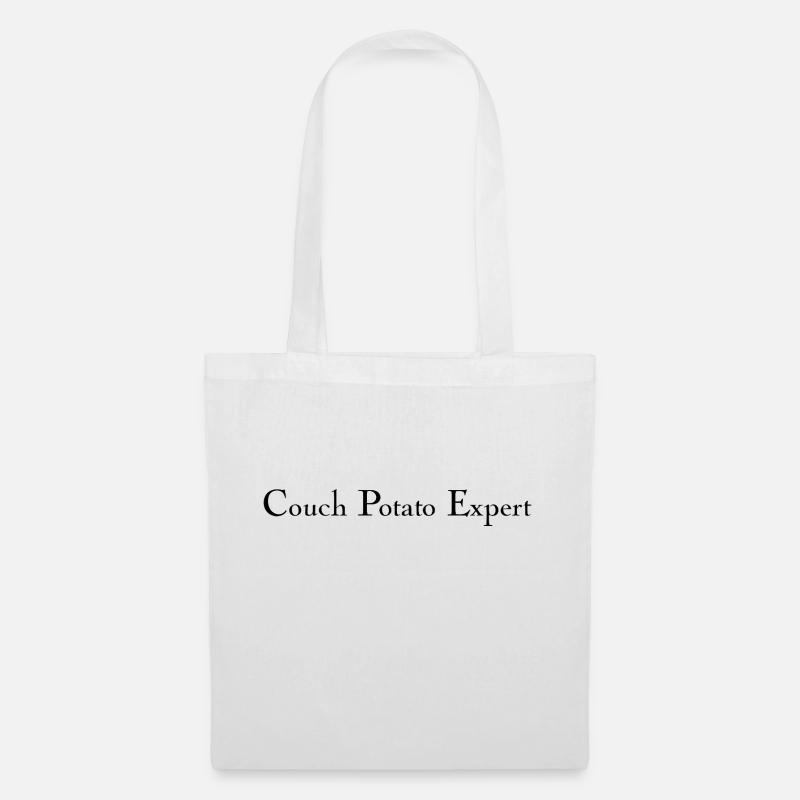 Couch Potato Expert - Stoffbeutel - Weiß