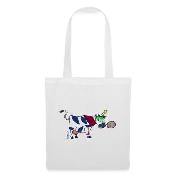 BAVARIAN UNICORN - Tennis - Stoffbeutel - Weiß - Vorne