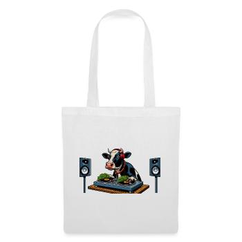 DJ Cowspin - Sac en tissu - blanc - Devant