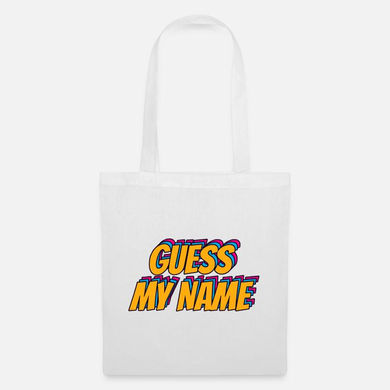 Devinez le nom de Mi - Sac en tissu - blanc