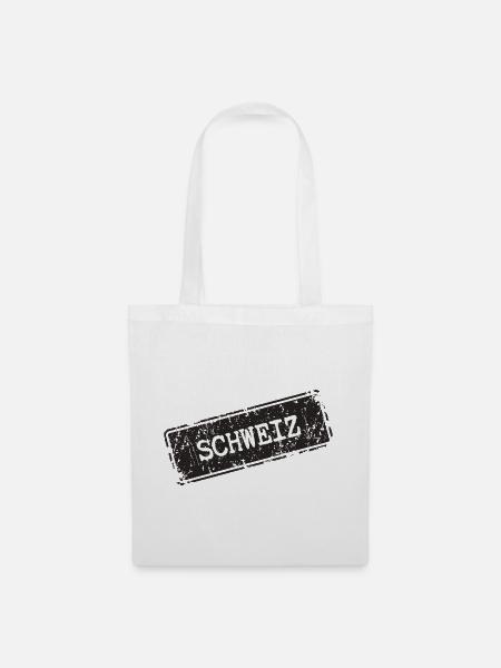 Schweiz - Stoffbeutel - Weiß