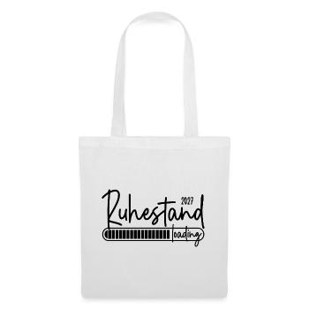 Ruhestand 2027 loading - Stoffbeutel - Weiß - Vorne
