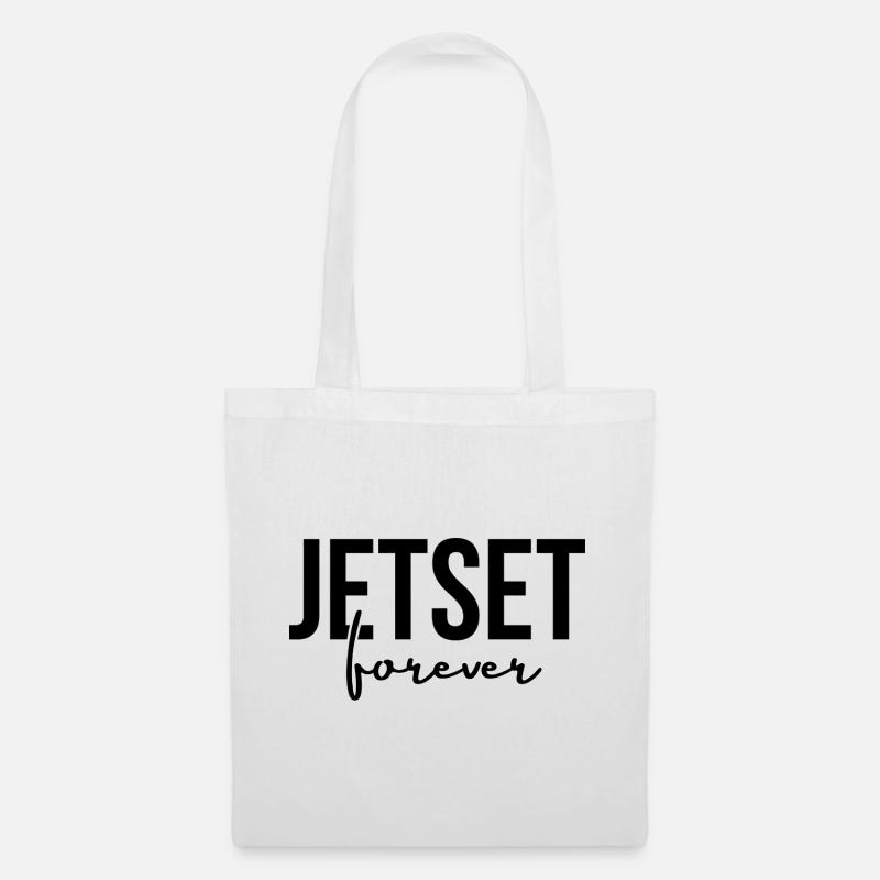 JETSET FOREVER - Stoffbeutel - Weiß
