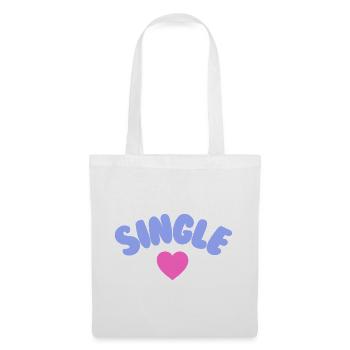 Single Selflove  - Stoffbeutel - Weiß - Vorne
