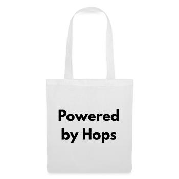 Powered by Hops - Tote Bag - white - Front
