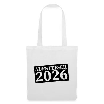 aufsteiger_2026 - Stoffbeutel - Weiß - Vorne